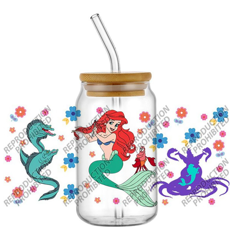 Popular Retro Cartoon Mermaid - Rdta Tank Glass review and price