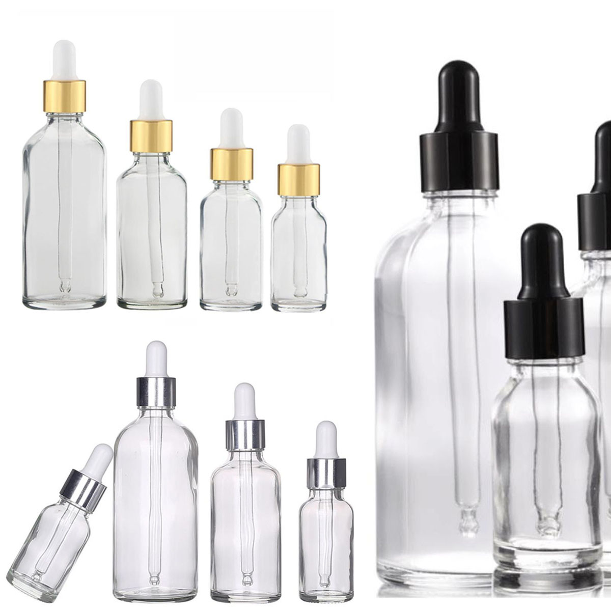 5/10/15/30/50/0ml Clear Glass - Juice Bottle Dropper review and price