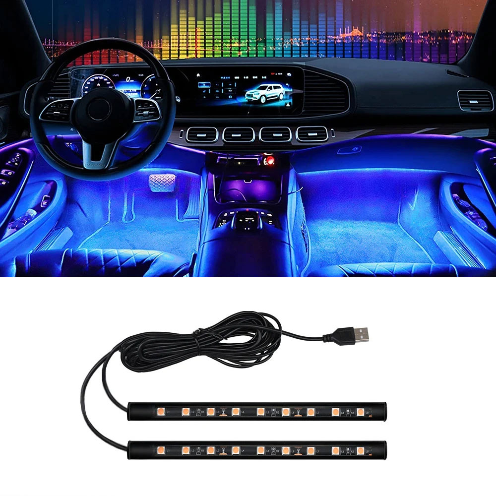 Car Neon Light Foot Light LED  - Vape Ring review and price