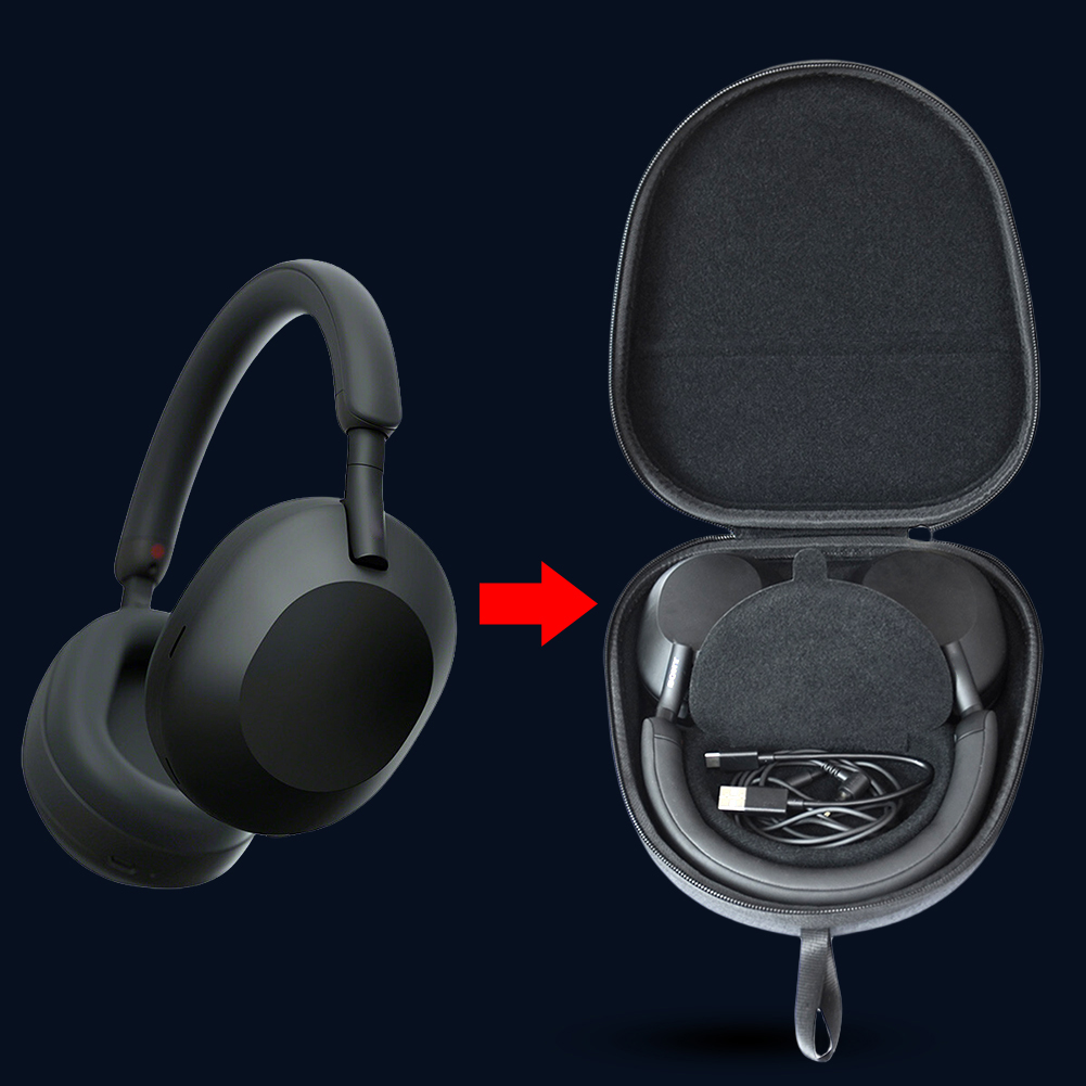 Hard Carrying Case Shockproof - Sony Headphone Wh-1000Xm5 review and price